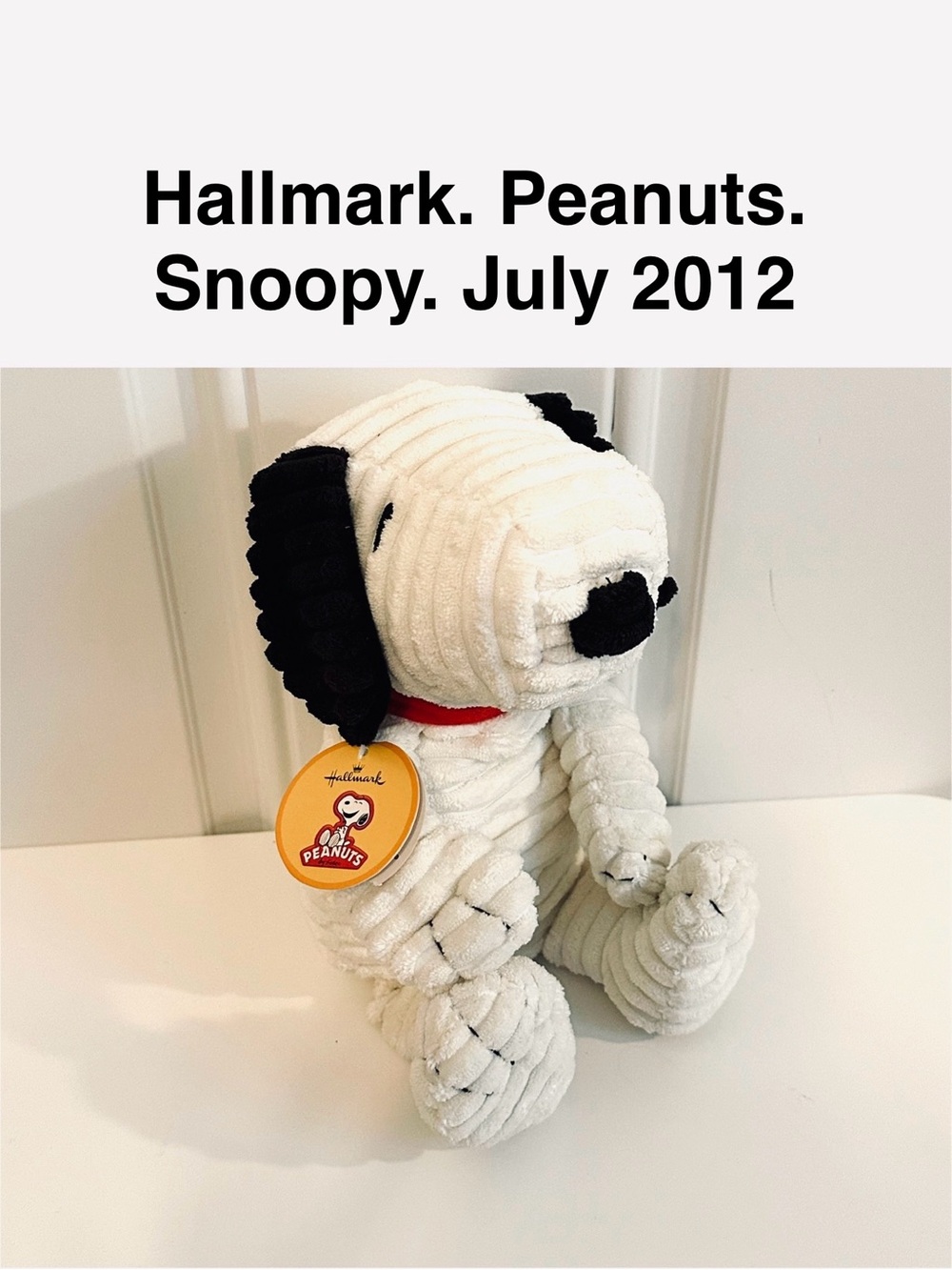 Hallmark Peanuts Snoopy Plush Dog July 2012 Collectible ๐ฅ